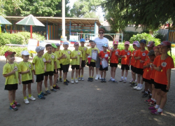 Борисоглебские дошколята отметили День России спортивной встречей "Вперед к Победе!"