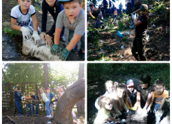 Борисоглебские третьеклашки ударили упорным трудом по мусорным завалам