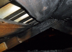 В Борисоглебске во время пожара пострадал местный житель