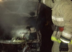 Ночью в Борисоглебске сгорела «десятка»