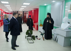  Епископ Борисоглебский Сергий посетил Поворинский историко-краеведческий музей
