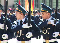 Борисоглебские кадеты показали класс  на параде  9 мая 