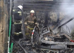 В селе Губари Борисоглебского городского округа сгорел автомобиль