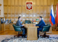 Мэр Борисоглебска доложил губернатору о рекордном урожае и о начале строительства новой птицефермы