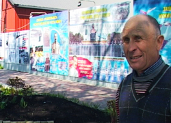 Борисоглебский предприниматель  А. Перов дополнил свою «уличную галерею» новыми баннерами