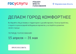  По итогам голосования в Борисоглебске благоустроят сквер в микрорайоне «Березки»