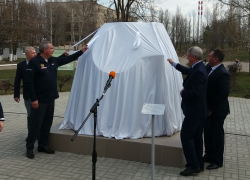 В Борисоглебске состоялось открытие памятного знака – спускаемой капсулы легендарного космического корабля «Союз»