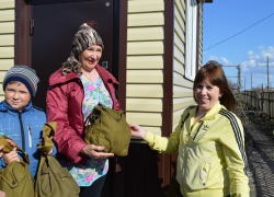 Жителям Липягов Терновского района раздали противогазы