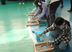 В Борисоглебском округе запустили бумажные  ракеты