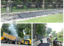 В Борисоглебске продолжается тротуаризация улиц