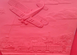 В Борисоглебске на мемориале «Родина-мать» появился первый барельеф