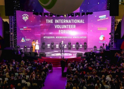 Юлия Куценко представила Борисоглебск на Международном форуме добровольцев в Москве