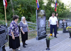 В Грибановском районе состоялось открытие мемориала «Аллея памяти»