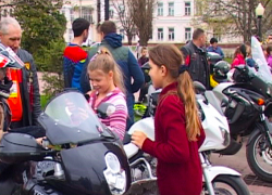 Борисоглебские мотоциклисты провели акцию по  пропаганде ПДД