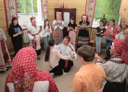 В Борисоглебске немцев напоили чаем в русских традициях