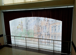 Борисоглебскую администрацию украсили тематические жалюзи