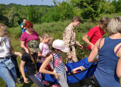 Под Борисоглебском добровольцы «спасли» двоих детей