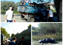 Чтобы труд не был напрасным. В Борисоглебске вывезли собранный мусор с мест проведения субботников