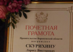 Борисоглебским деятелям культуры вручили областные награды