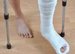 В Борисоглебске грабитель, убегая от преследования, повредил ногу