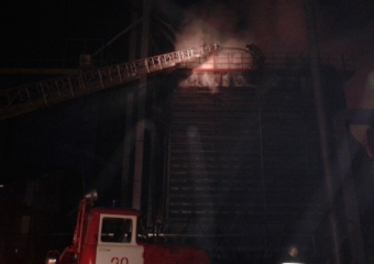 В Борисоглебске произошёл пожар на маслозаводе