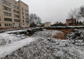 На территории Борисоглебской райбольницы идет строительство