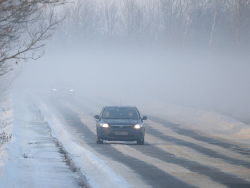 Туман и гололед стали причиной желтого уровня опасности в Воронежской области 