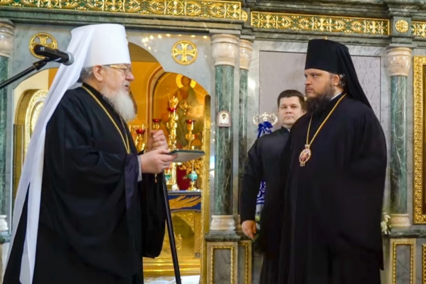 Епископа Борисоглебского и Бутурлиновского Сергия наградили медалью святителя Митрофана II степени