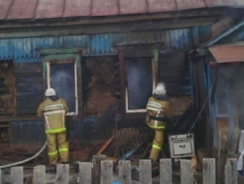 В Терновском районе на пожаре пострадал человек