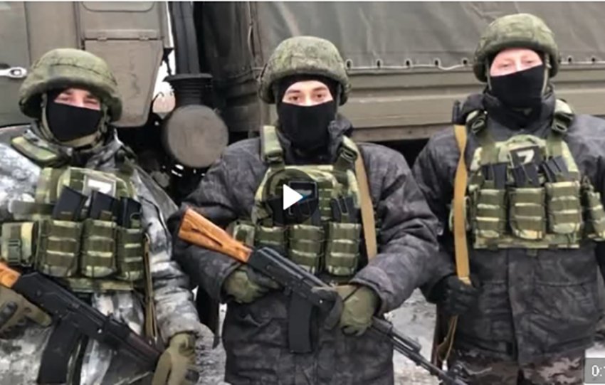 Бойцы из Воронежской области передали привет своим землякам 