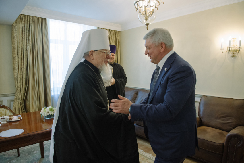  Митрополит Сергий станет советником губернатора Воронежской области