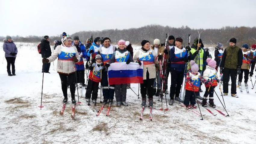 Целое село встало на лыжи в Борисоглебском районе