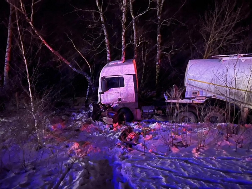Водитель легковушки погиб в столкновении с грузовиком в Грибановском районе