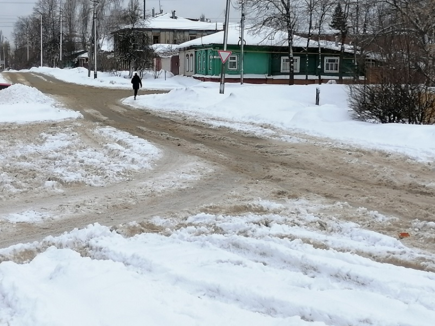 Меньше «двойки» поставили жители борисоглебским коммунальщикам за уборку дорог от снега