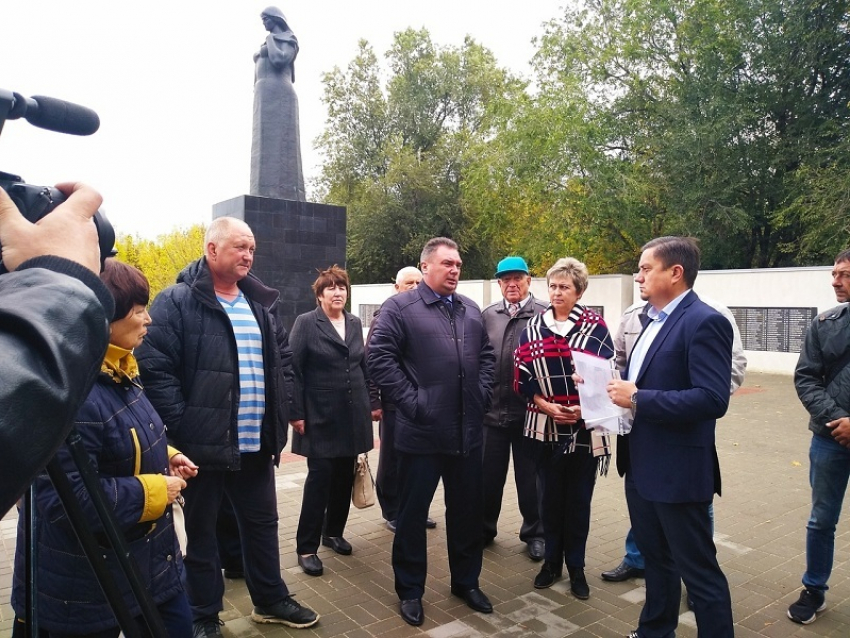 Реконструкция мемориала «Родина-мать» в Борисоглебске подошла к концу