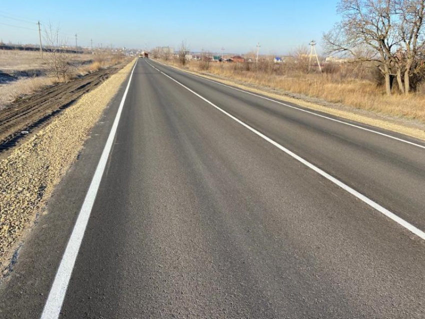 На выезде из Борисоглебска сделали дорогу