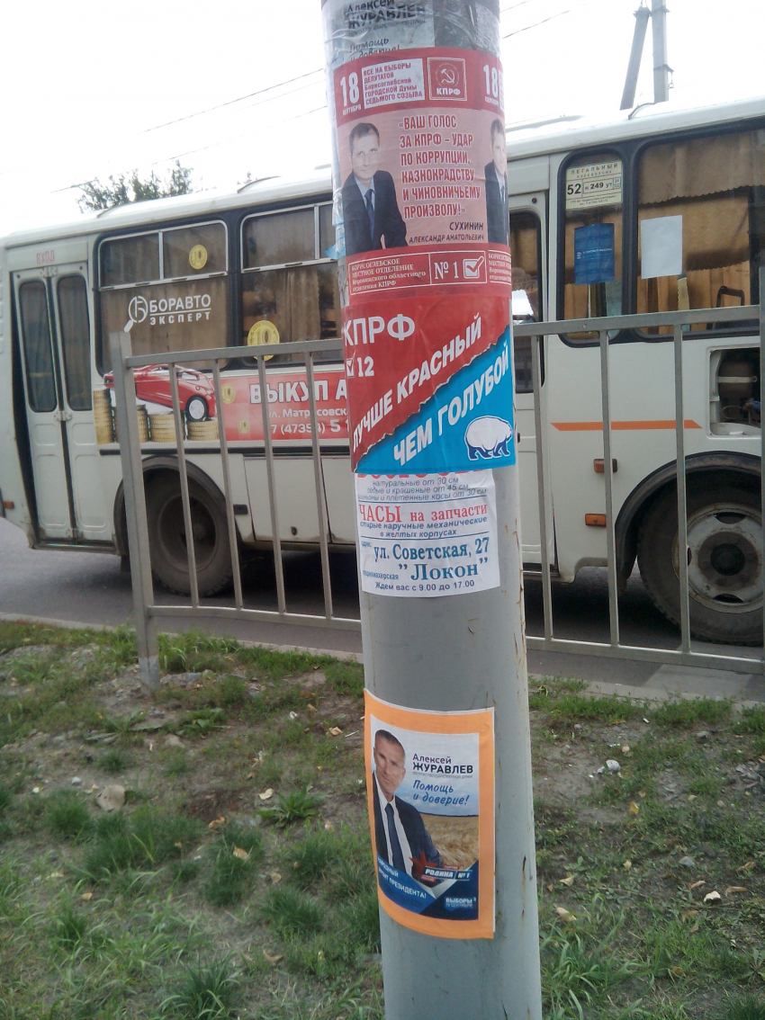 «Убрать за собой» вежливо предложил мэр Борисоглебска участникам прошедшей избирательной кампании