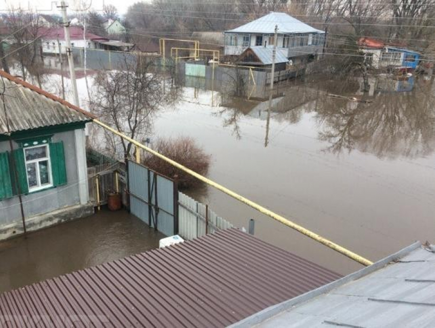 Как воронежский Калач ушел под воду: объявлен режим ЧС