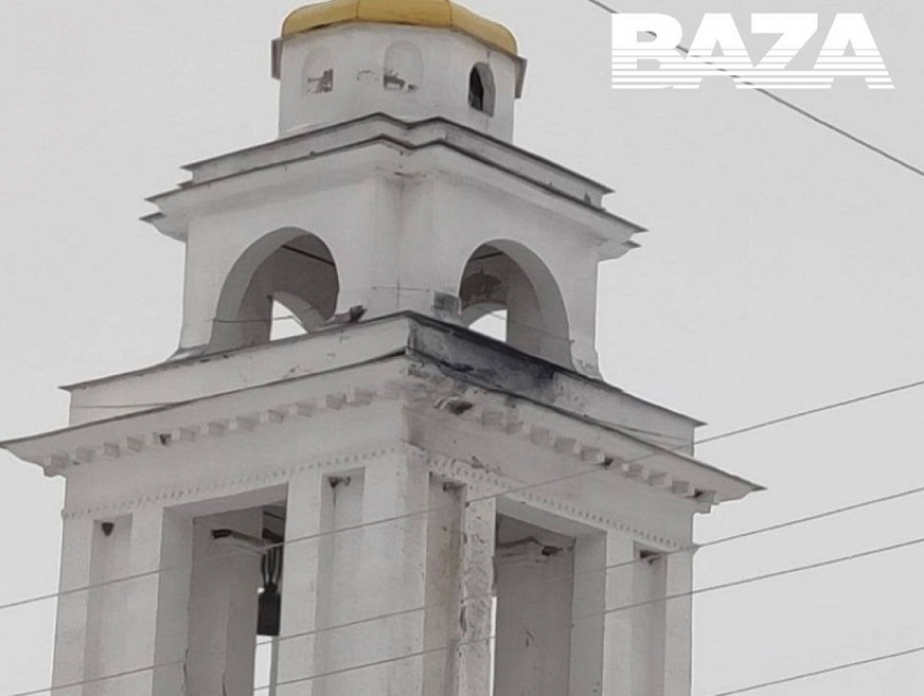Один из атаковавших Воронеж беспилотников врезался в храм в Семилукском районе