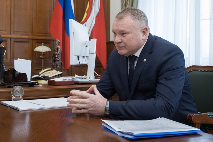  Глава Новохоперского района доложил губернатору о динамике развития 