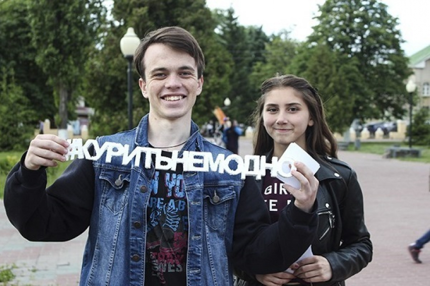 Борисоглебцы активно отметили Всемирный день без табака