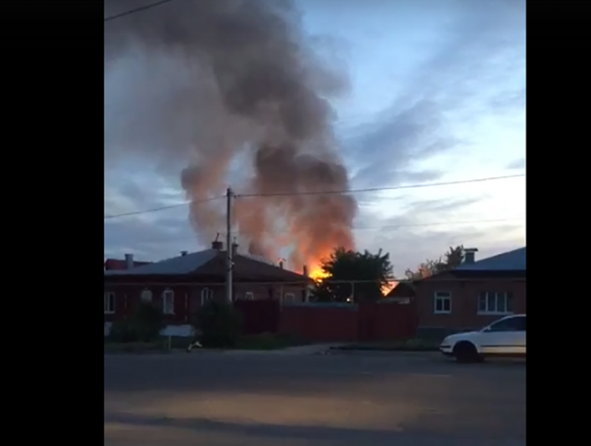 Страшный пожар произошел 9 мая в Борисоглебске 
