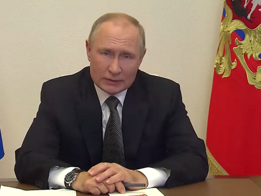 Владимир Путин ввел «средний уровень реагирования» в Воронежской области