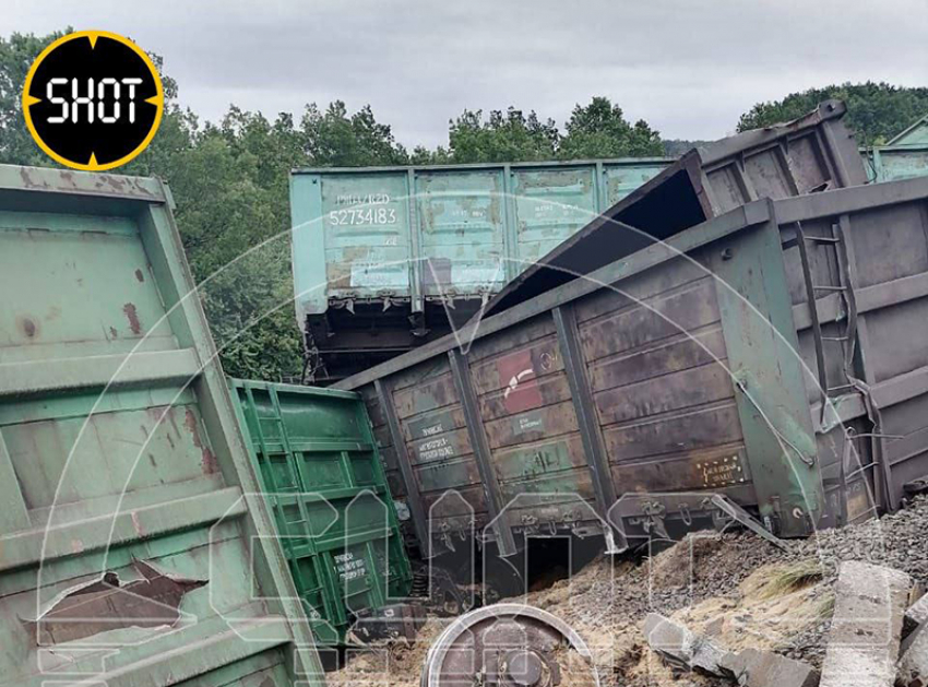  15 вагонов в Черноземье сошли с рельсов из-за атаки дронов-камикадзе