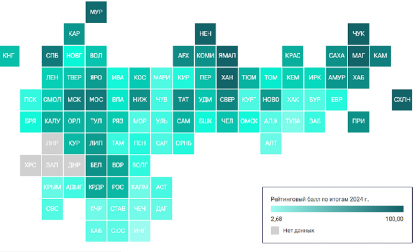 Воронежская область поднялась за год в рейтинге материального благополучия населения
