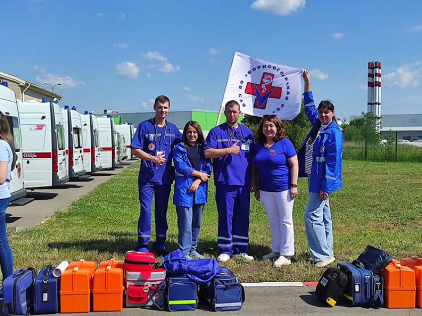 Медики Борисоглебской РБ приняли участие в областных соревнованиях бригад скорой медицинской помощи