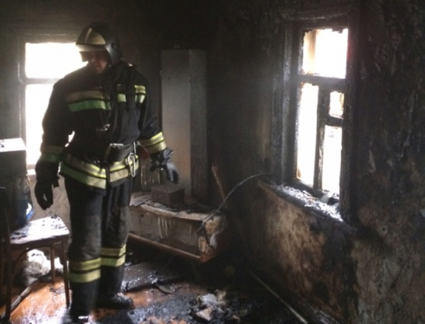В районе «Станица» г. Борисоглебска  загорелся жилой дом