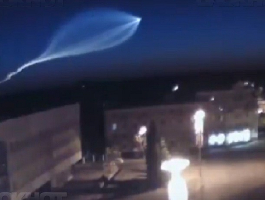Медузообразный запуск ракеты с воронежским двигателем сняли на видео