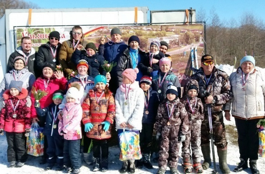 В селе Ульяновка под Борисоглебском состоялись Вторые лыжные гонки