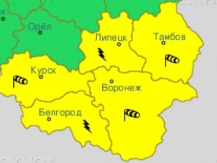 Желтая опасность снова грозит Воронежской области